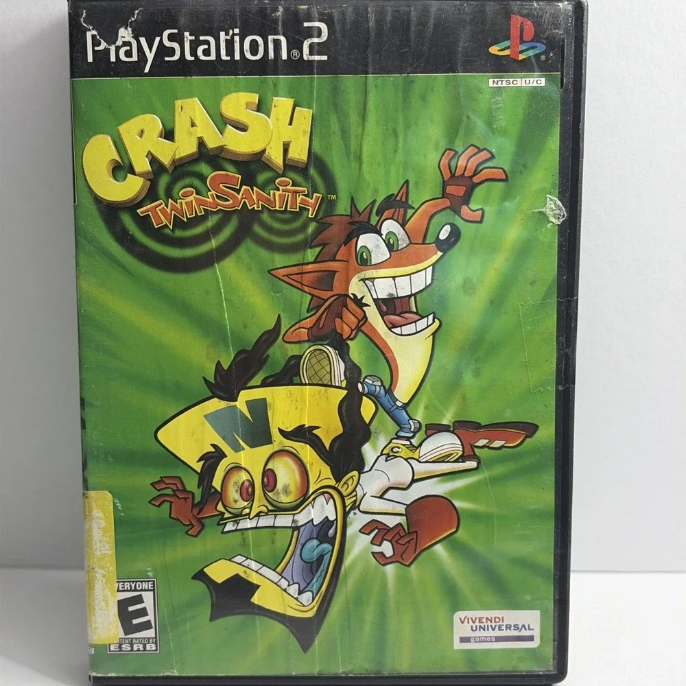 PS2 - Crash Twinsanity Set Case Sony PlayStation 2 W/ Case-  See Description